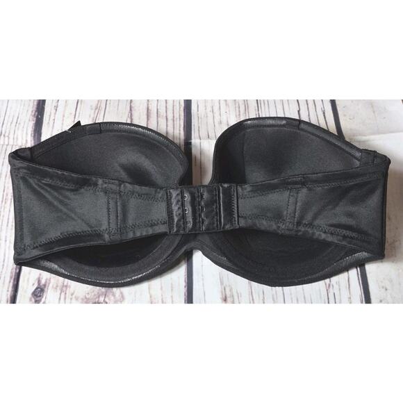 Wacoal Bra 34D Black 854119 Red Carpet Full Busted Convertible Strapless NWT - Picture 3 of 8